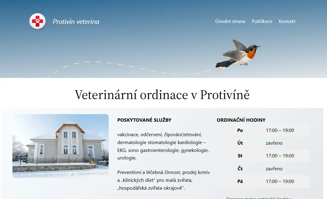 Veterinární ošetřovna Protivín